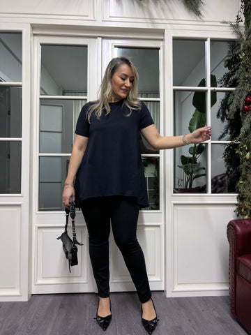 A02286 asimetrik tişört