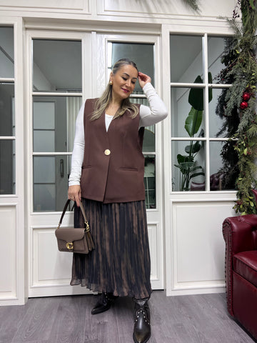 A02229  tek düğme yelek