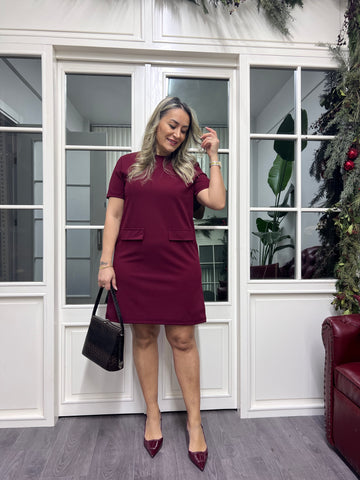 A02268 bordo süs cep