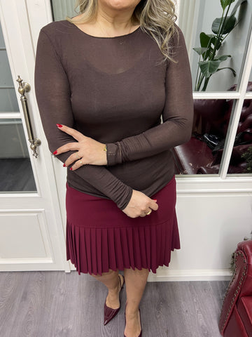 A02297 ince pamuklu bluz