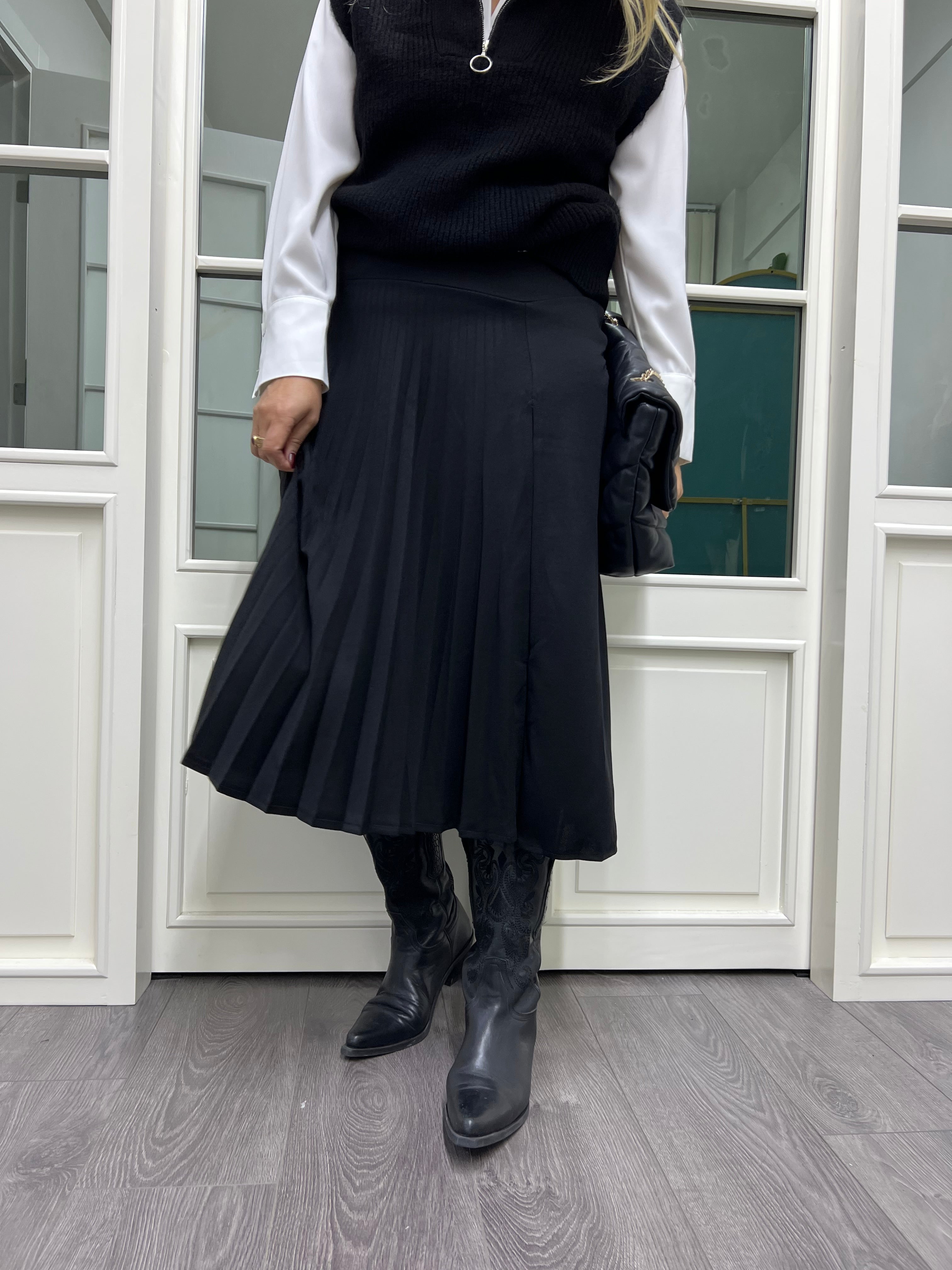 A01656 likra plise elbise