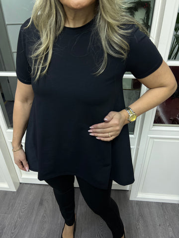 A02286 asimetrik tişört