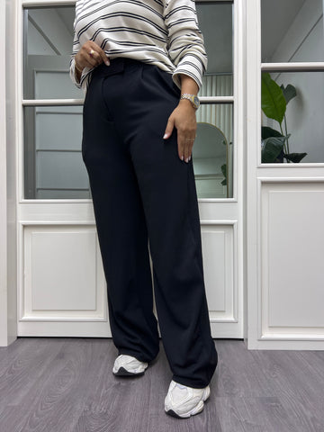 A02073 çırtlı likralı pantolon