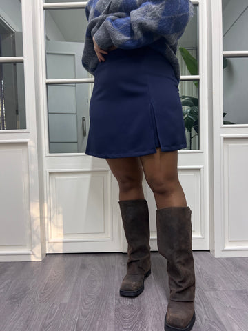 A02133 lacivert şort etek