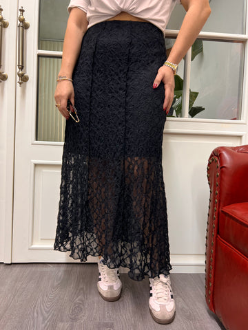 A01765 dantelli siyah beli lastikli